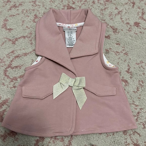 Formal baby pink vest - Picture 1 of 2